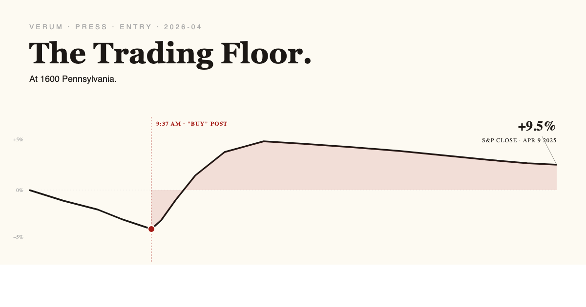 The Trading Floor at 1600 Pennsylvania preview